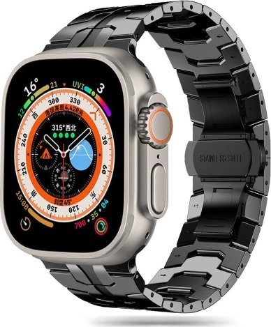 Tech-Protect TECH-PROTECT STAINLESS LINE APPLE WATCH 4 / 5 / 6 / 7 / 8 / 9 / SE / ULTRA 1 / 2 (42 / 44 / 45 / 49 MM) BLACK