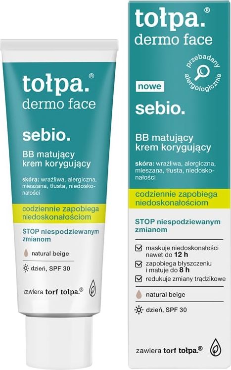 Tołpa Sebio BB matujący krem korygujący 40 ml