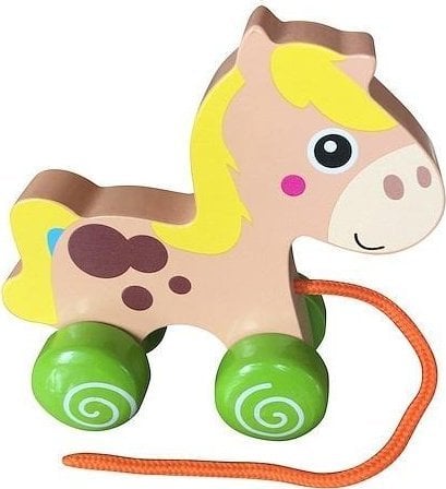 Drewniany konik d/ciągn.SmilyPlay SPW84982 49825