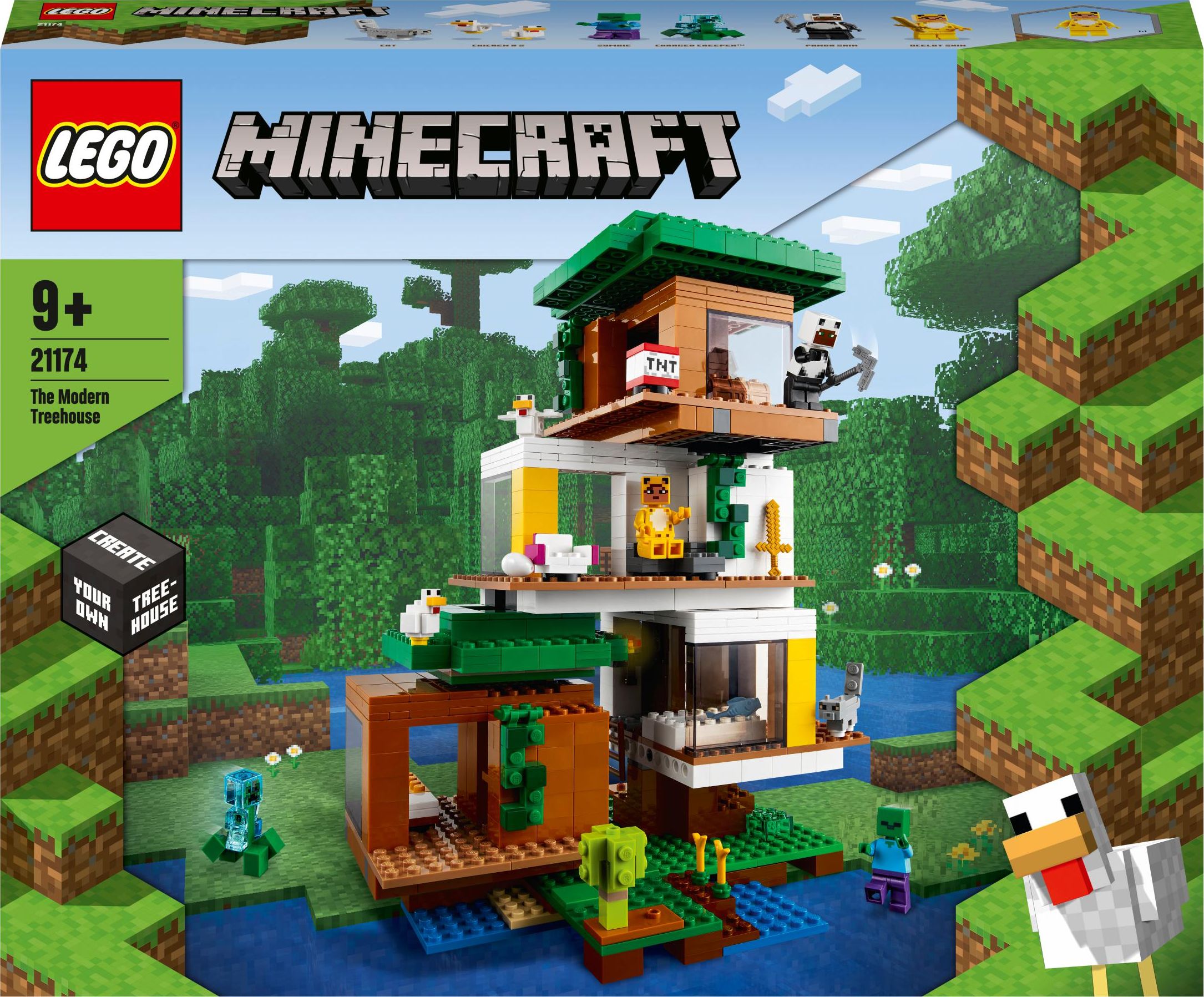 LEGO Minecraft Nowoczesny domek na drzewie (21174)