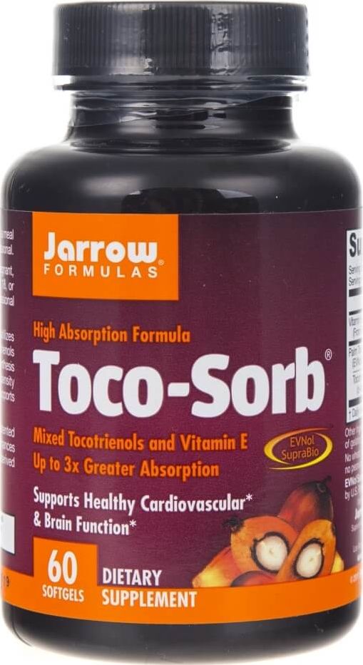 Jarrow Jarrow Formulas Toco-Sorb (naturalna witamina E) - 60 kapsułek