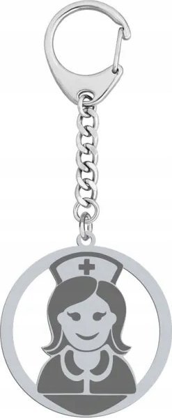 Radziszewska Jewellery Brelok Pielęgniarka srebro GRAWER GRATIS