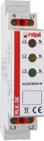 Relpol Lampka modułowa 3-fazowa 400V AC LED czerwona żółta zielona RLK-3K (863028)