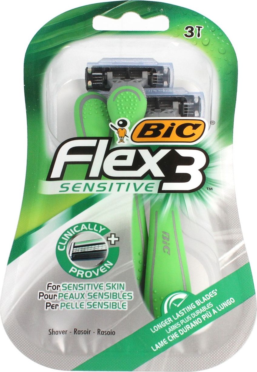 Bic Bic Maszynka do golenia Flex 3 Sensitive 1op.-3szt