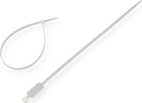 Organizer Value VALUE Opaski zaciskowe, 30 cm, 4,8 mm, z powierzchnią do pisania, 100 szt.