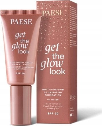 PAESE_Get The Glow Look wielozadoniowy podkład rozświetlający 4W Medium Beige 30ml