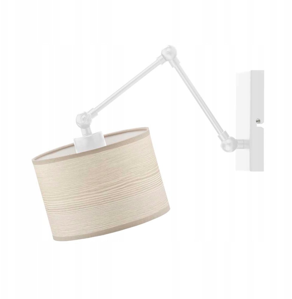 Regulowana lampa ścienna LED do czytania w sypialni TULON ECO kinkiet z ruchomym ramieniem góra-dół MIX KOLORÓW