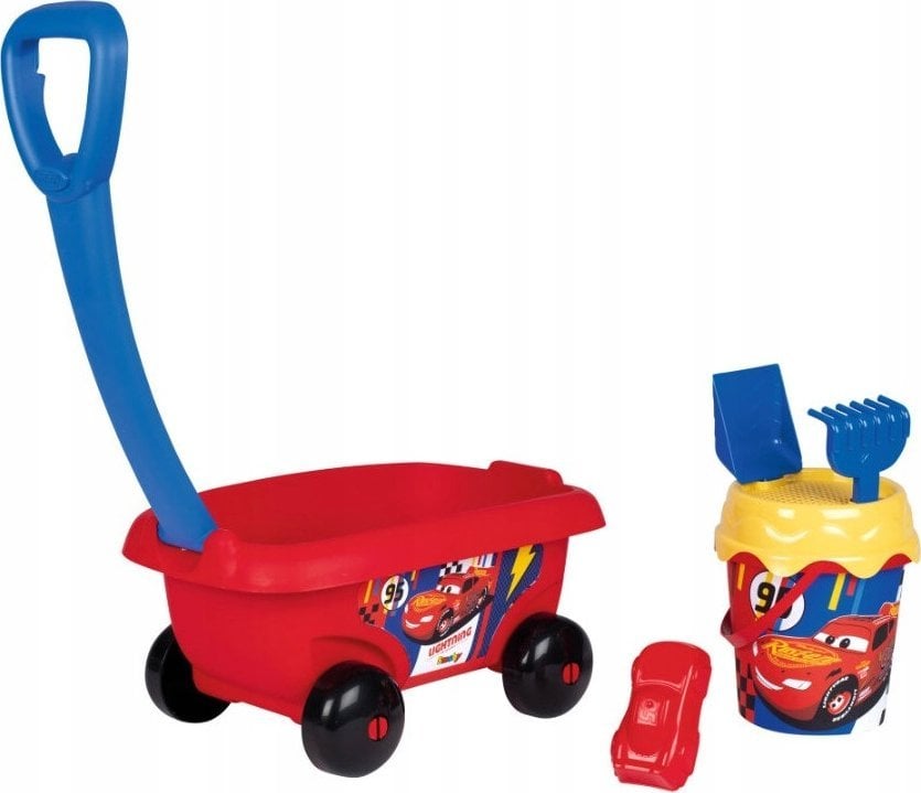 Smoby Wózek z akcesoriami do piasku Auta