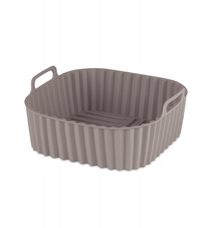 Lumarko silikonowy wkład do frytkownicy na gorące powietrze, w kolorze piaskowym