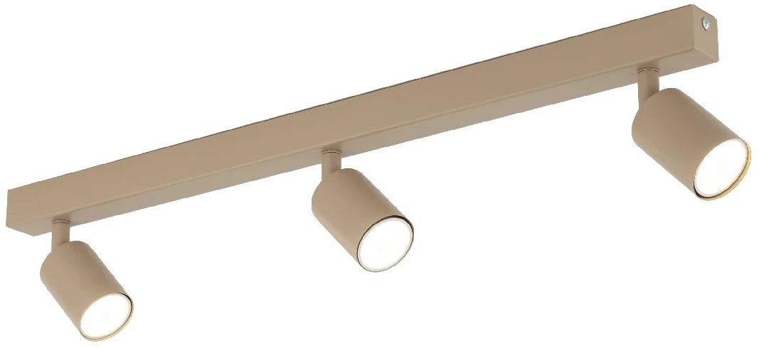 Podłużna lampa sufitowa Nex Sabia 10629 na podsufitce tubki beżowy