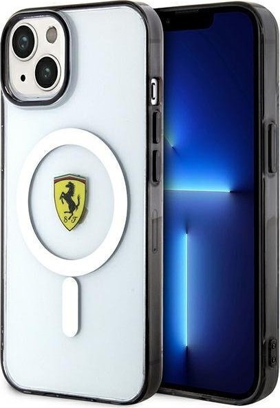 Ferrari Ferrari Outline Magsafe - Etui iPhone 14 Plus (Przezroczysty)