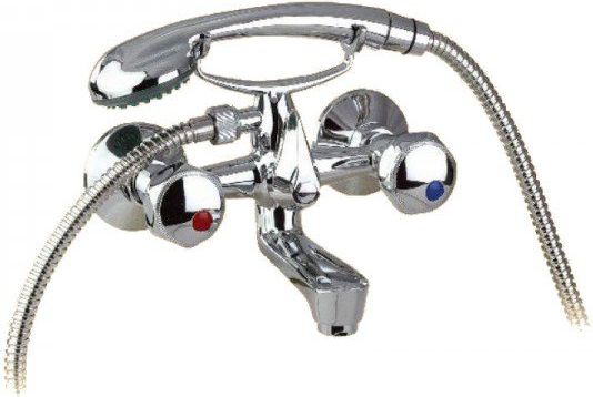 Bateria wannowa Hydroland Standard ścienne chrom (B101)