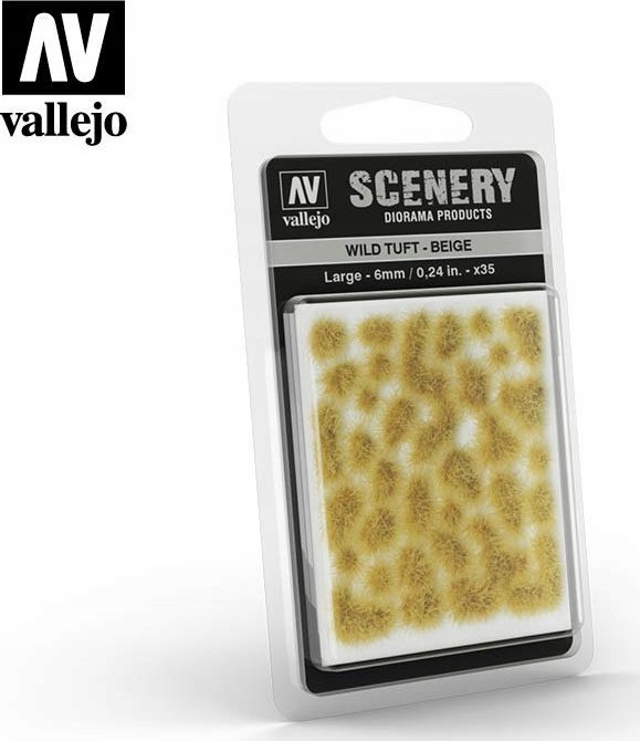 Vallejo Vallejo: Scenery - Wild Tuft - Beige (6 mm)x35