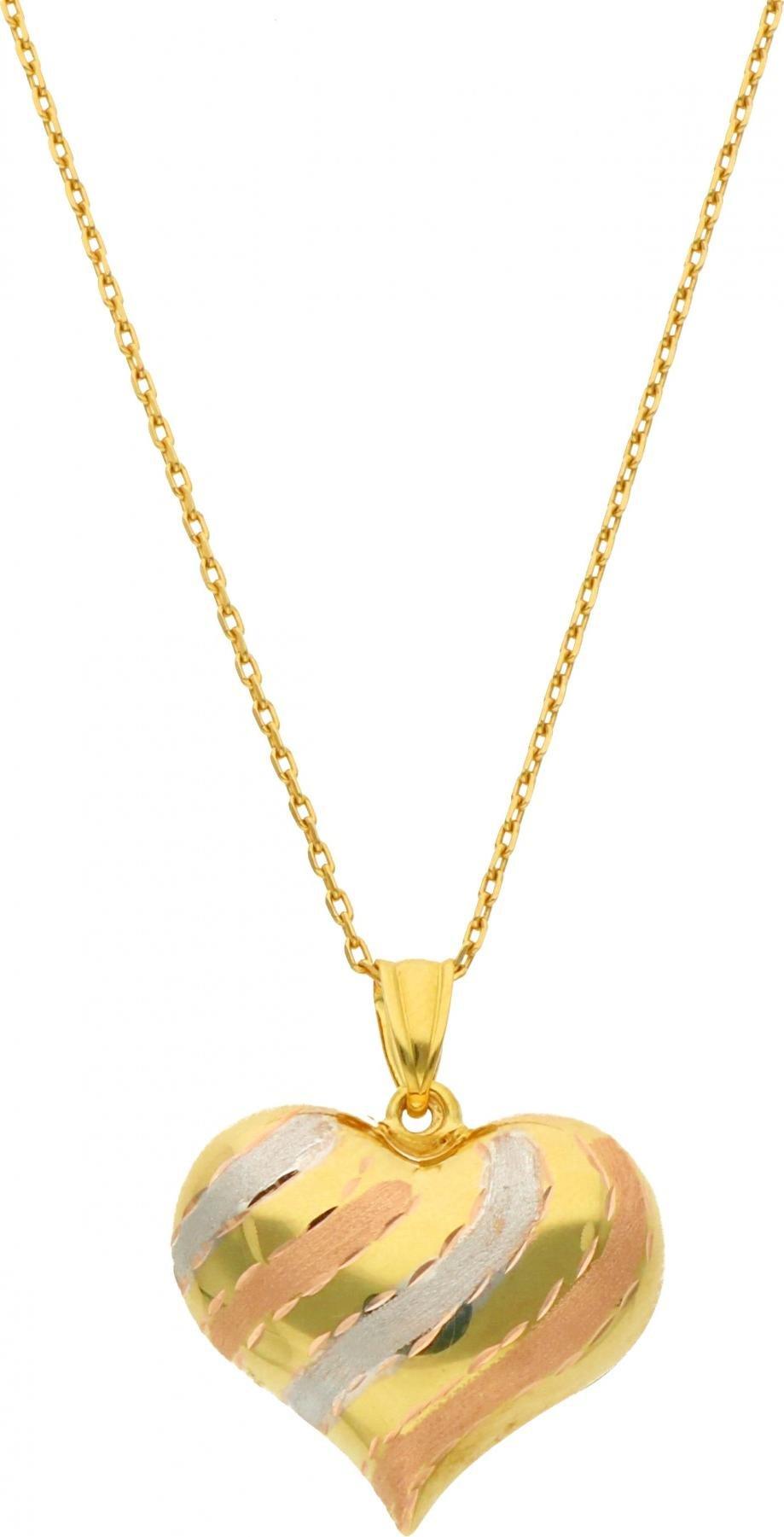 Rosanto Duże złote serce 585 14k