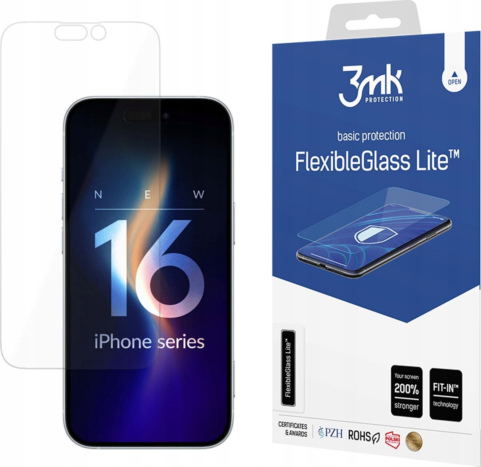 3MK FlexibleGlass Lite do Apple iPhone 16 Pro