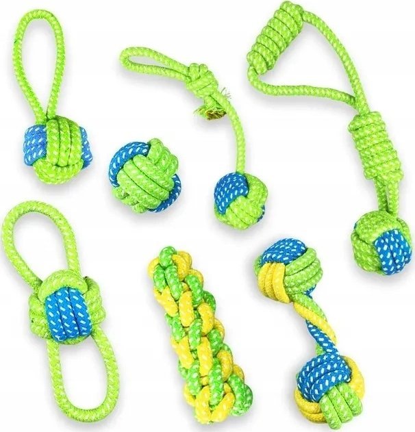 Nuxie NUXIE Zestaw zabawek dla psa 7szt