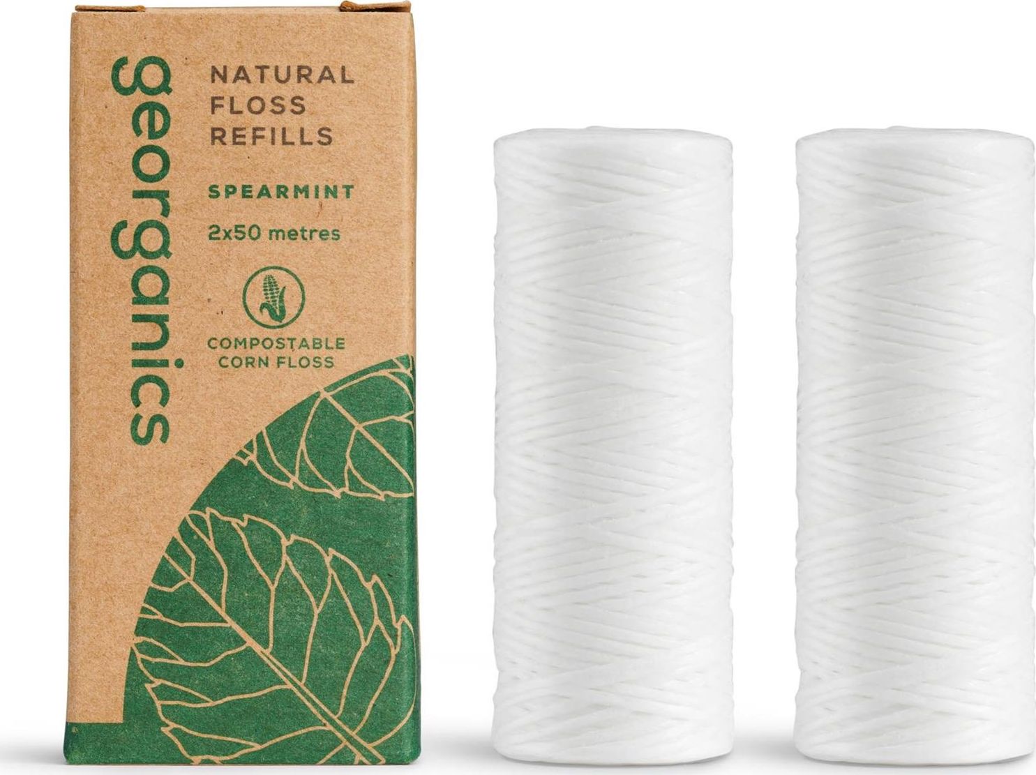 Georganics Naturalna Nić Dentystyczna Spearmint