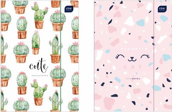 Interdruk Teczka z gumką A4+ INTERDRUK LUX UV Trends girls Interdruk TARGI