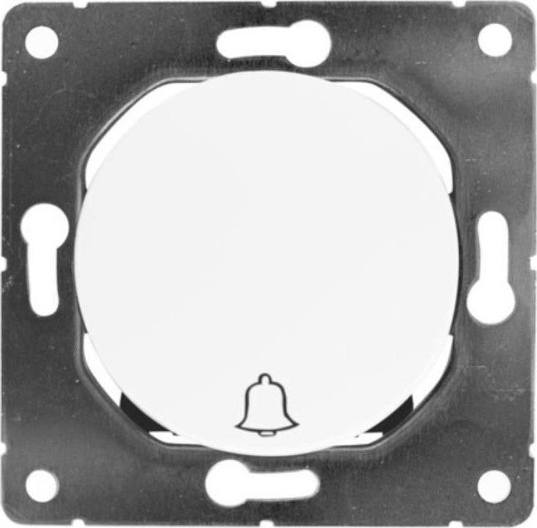 Electromalt ELCTROMALT OVAL PRZYCISK DZWONKOWY CHWILOWY BIAŁY