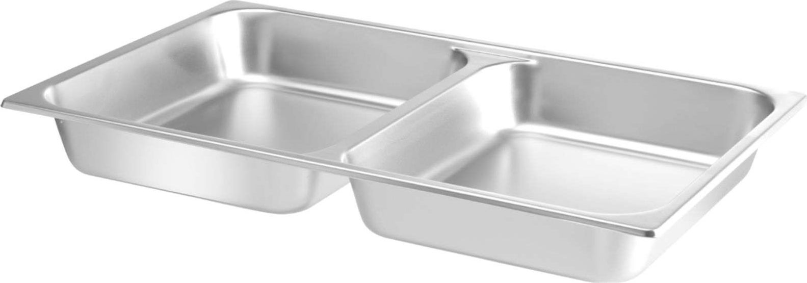 Hendi Pojemnik stalowy do podgrzewacza do żywności GN1/1 - 2 KOMORY Pojemnik stalowy do podgrzewacza do żywności GN1/1 - 2 KOMORY