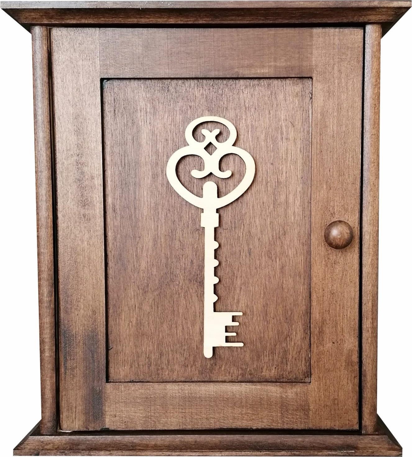 Prowansalska Manufaktura Szafka na klucze Brąz Klucz-51