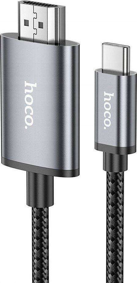 Kabel Hoco HOCO kabel Typ C do HDMI 4K 30Hz UA27 2 m stalowy szary