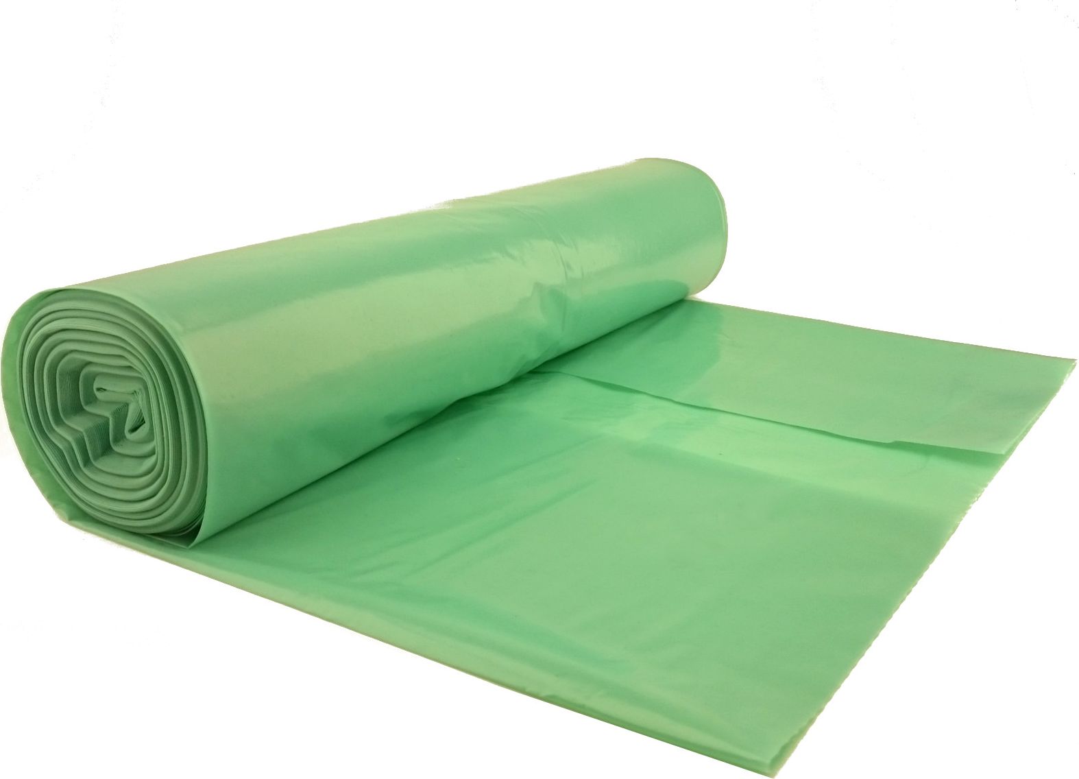 Meva Worki na opdadki śmieci grube 80 mikr. wytrzymałe rolka 5szt. - zielone 240L