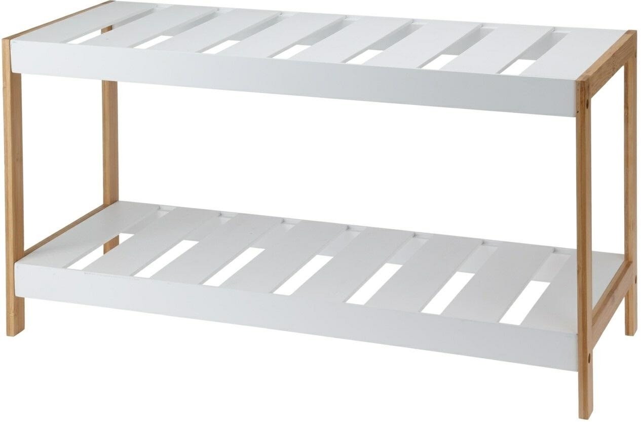 INTESI SZAFKA NA BUTY GISELDA BAMBUSOWA BIAŁA