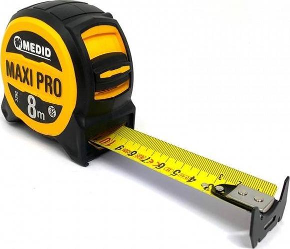 Medid Miara Metrówka Zwijana 8m x 32mm Oryginalna Wytrzymała MEDID