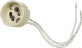 Maclean Gniazdo przyłączeniowe, oprawka ceramiczna GU10 Energy MCE428 250V~, prąd znamionowy 2A, długość przewodu 14cm