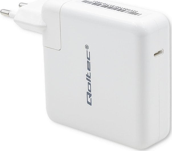 Ładowarka Qoltec Ładowarka sieciowa FAST 96W | 5-20V | 3-4.7A | USB C PD | Biała