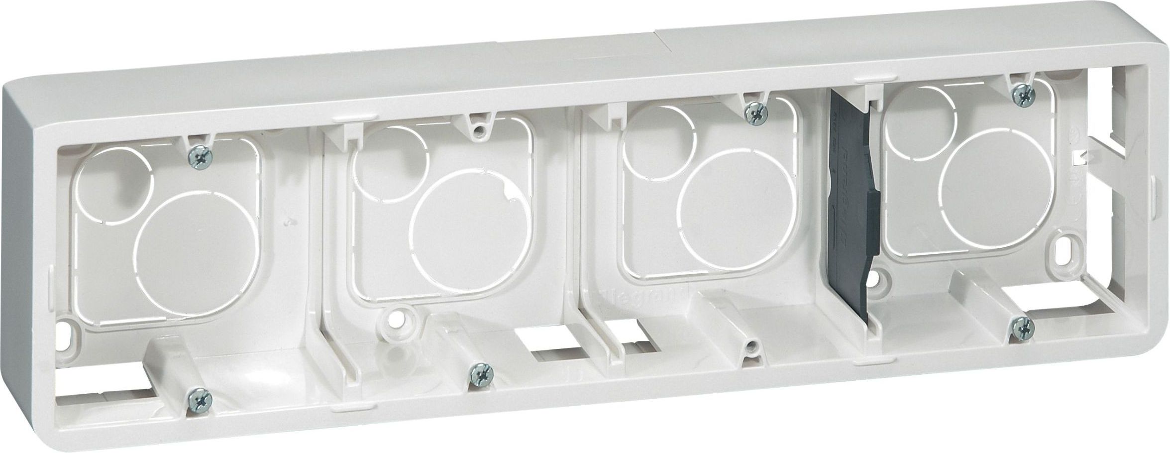 Legrand MOSAIC Puszka natynkowa pojedyncza pozioma 10 modułów biały (080284)