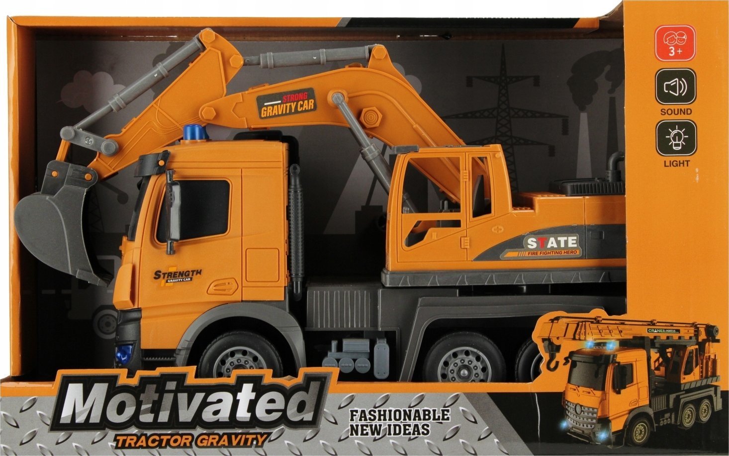 Mega Creative AUTO CIEZAR B/O 35X22X13 MC WB 12/24