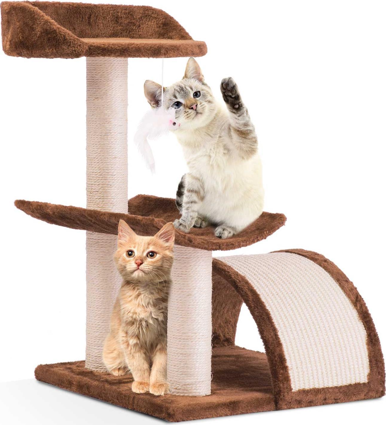 Pethaus Drapak, domek dla kota 58 cm DR-254 brązowy