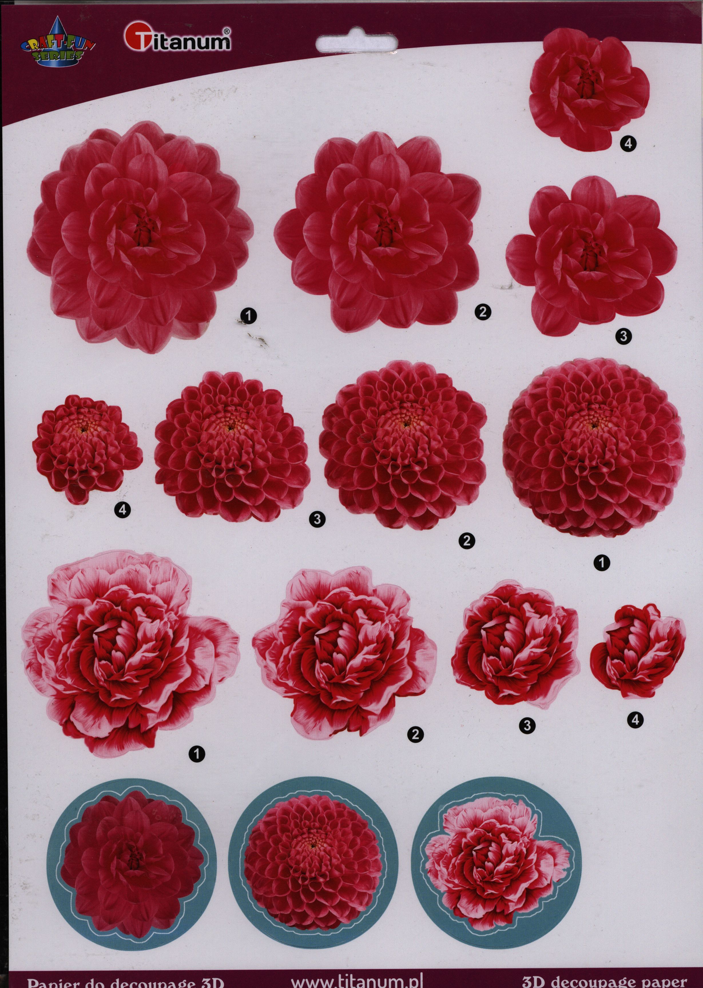 Titanum Papier 3D do decupage (22005)
