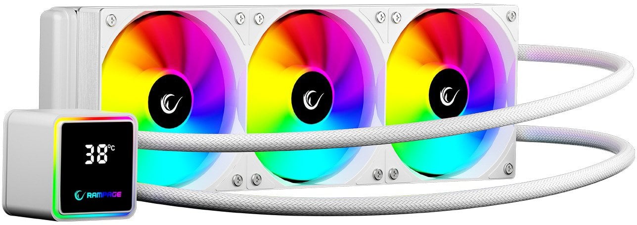 Chłodzenie wodne Rampage INFINITE V360 Białe