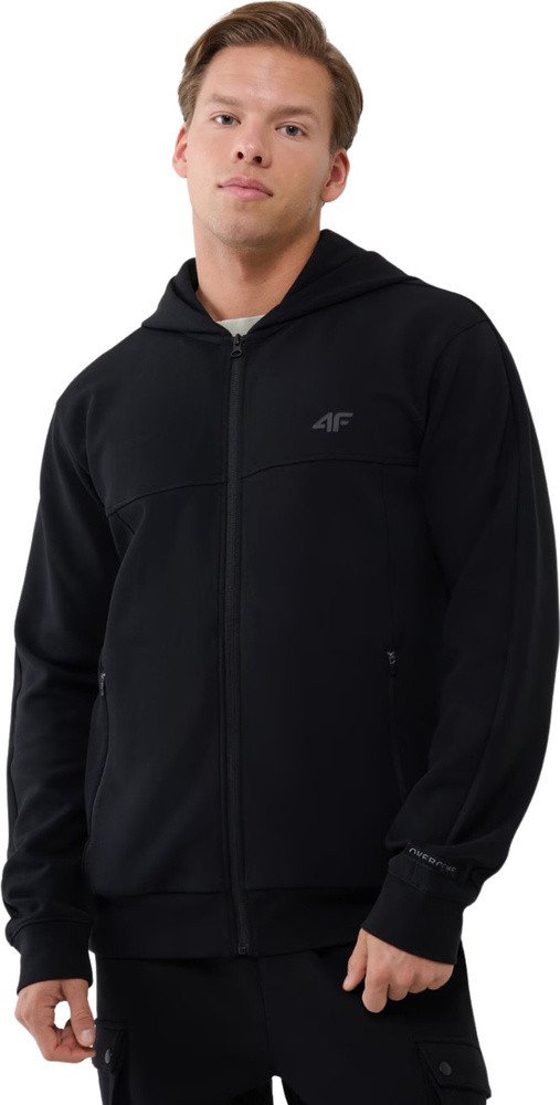 Bluza męska 4F M1537 głęboka czerń 4FWSS25TSWSM1537 20S S