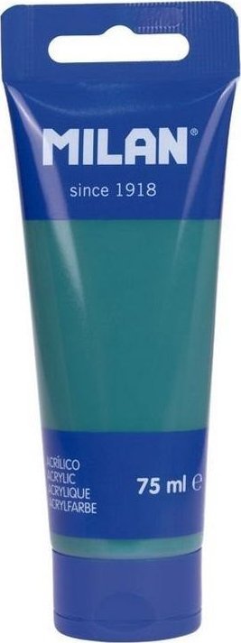 Farba akrylowa w tubce 75ml żółwia zieleń MILAN