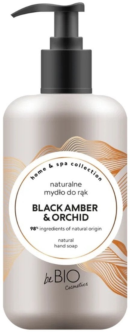 Be Bio Ewa Chodakowska Home Spa Collection naturalne Mydło do rąk w płynie black amber orchid 300ml