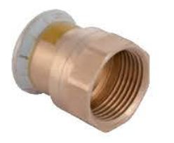 Geberit Złączka przejściowa MAPRESS KUPFER Gas Ø=22mm GW 3\" brąz - 34687