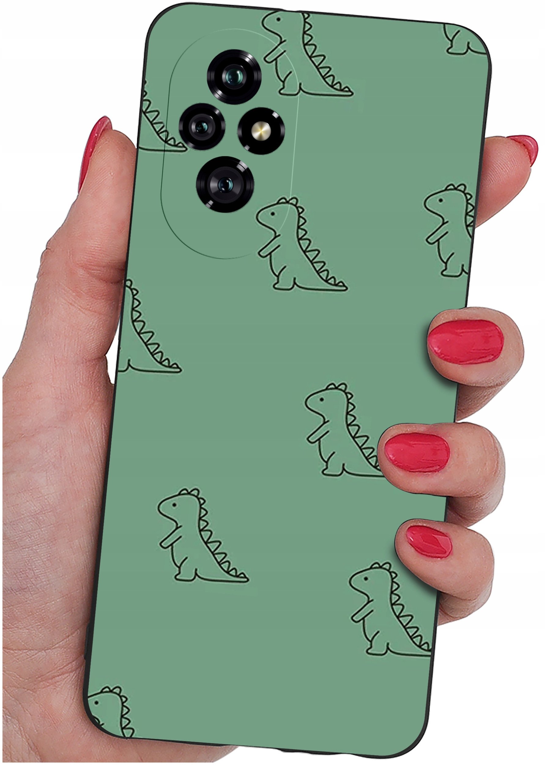 ETUI do Honor 200 5G | WZORY | SILIKONOWE MATT CASE + SZKŁO 9H