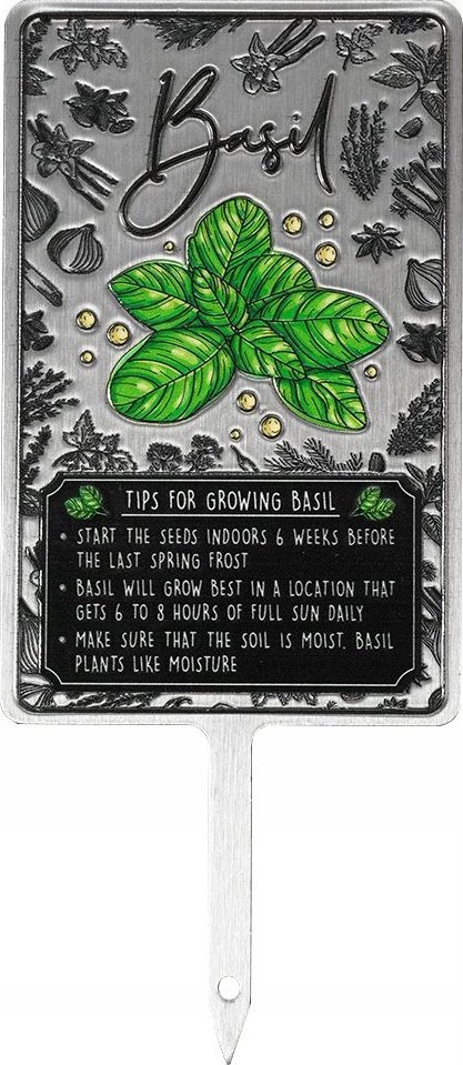 Kadax Tabliczka Etykieta Znacznik Ziół Roślin Przypraw