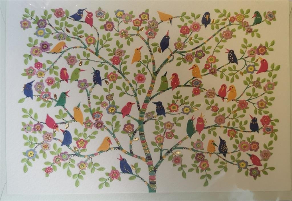 Turnowsky Karnet B6 + koperta MO4314 Ptaszki na drzewie