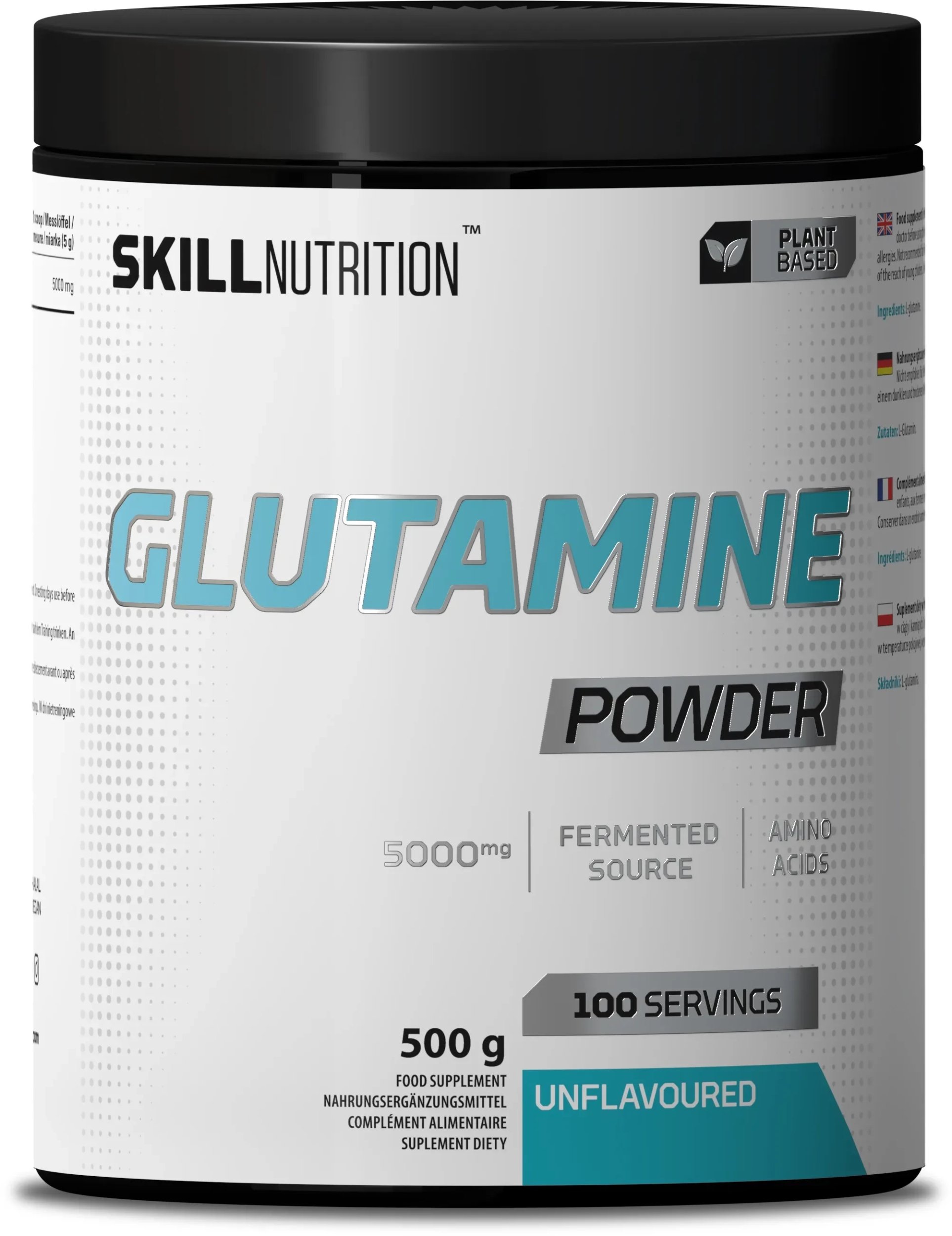 Skill - Glutamina, Bezsmakowa, Proszek, 500g