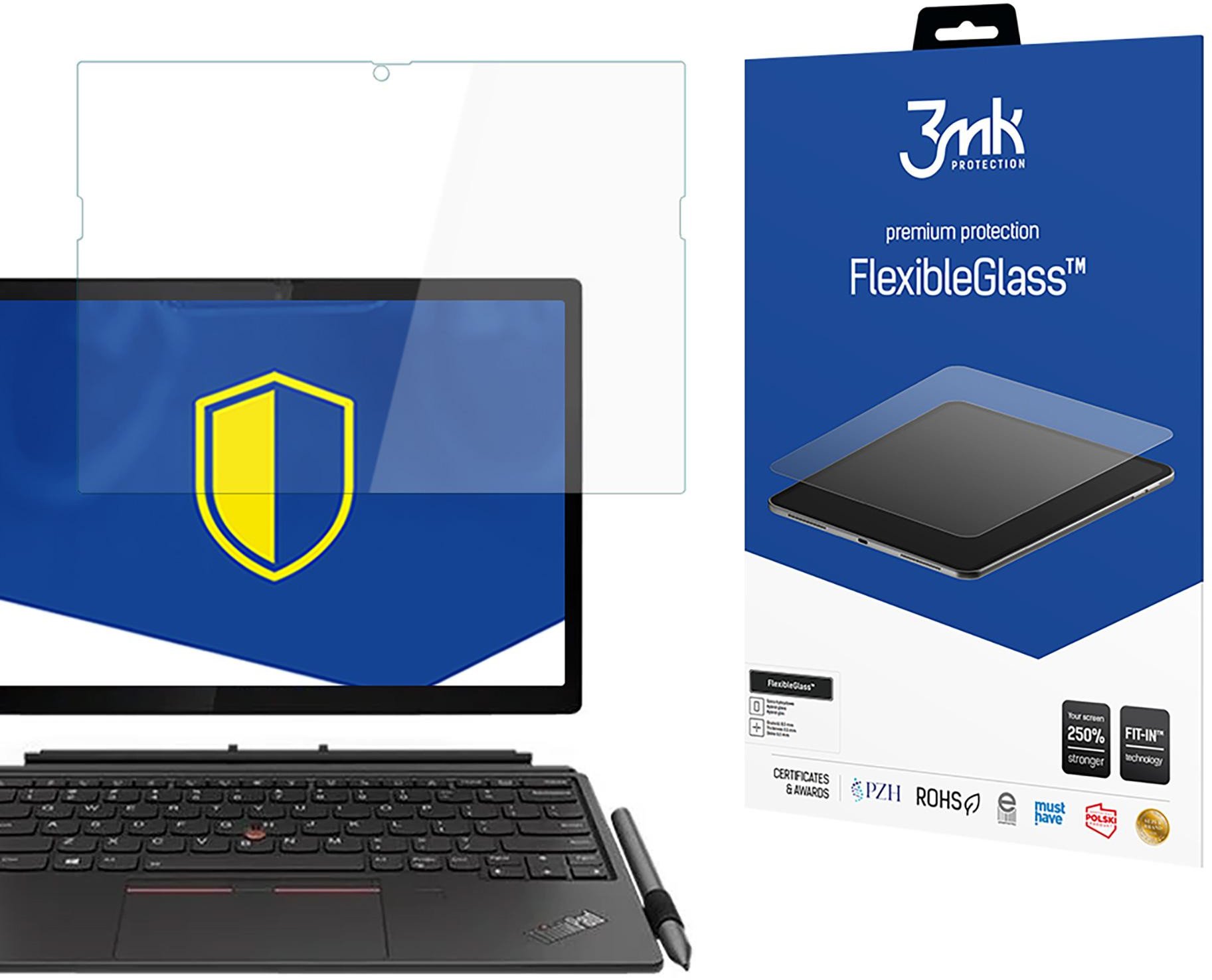 LENOVO THINKPAD X12 DETACHABLE GEN 2 - UP TO 15 3MK FLEXIBLEGLASS