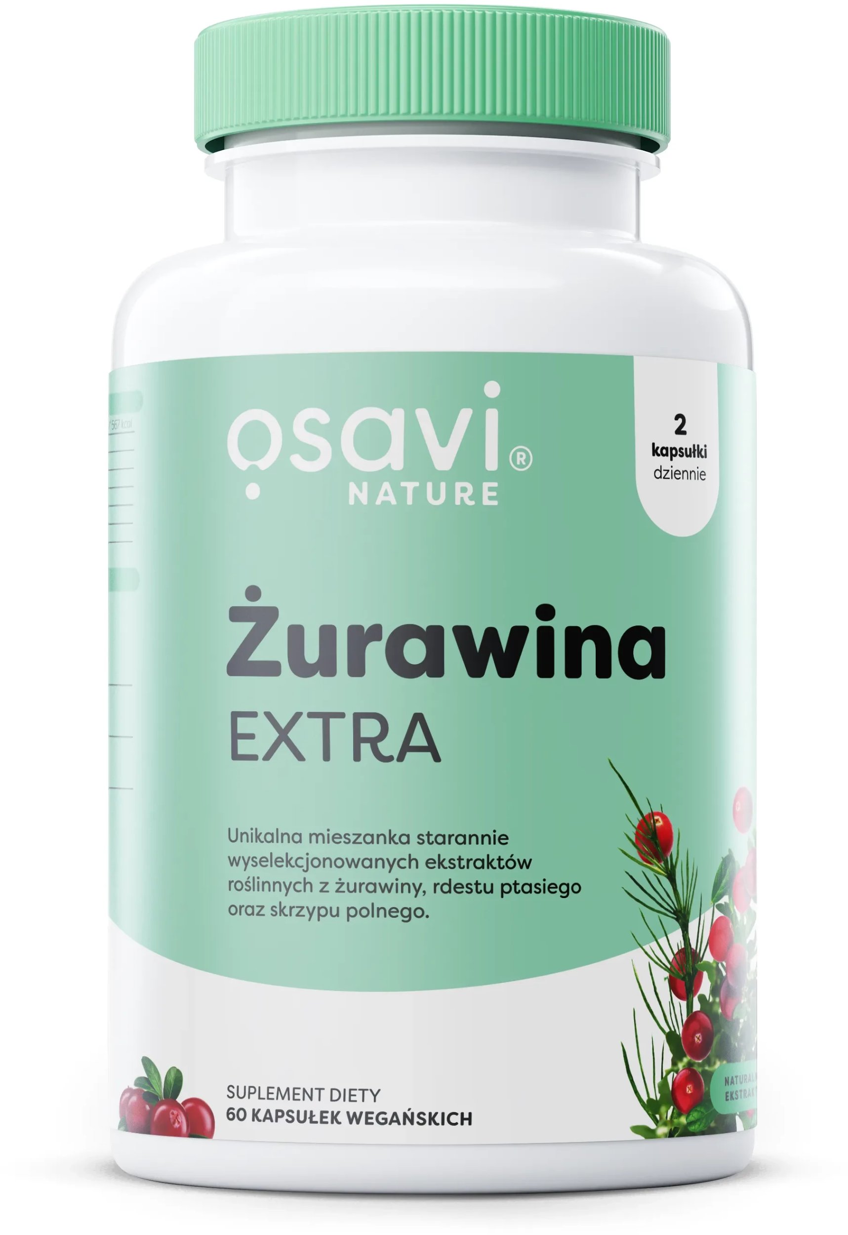 Osavi - Żurawina EXTRA, 60 vkaps