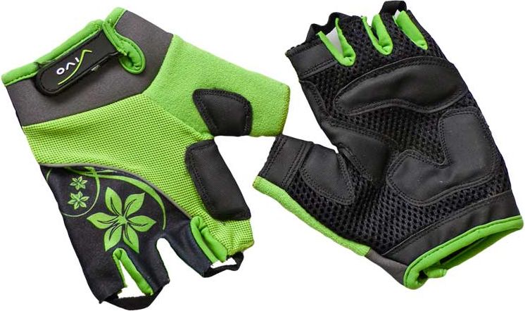 Vivo Rękawiczki rowerowe damskie Lady SB-01-3151 zielono-czarne r. M (4962252)