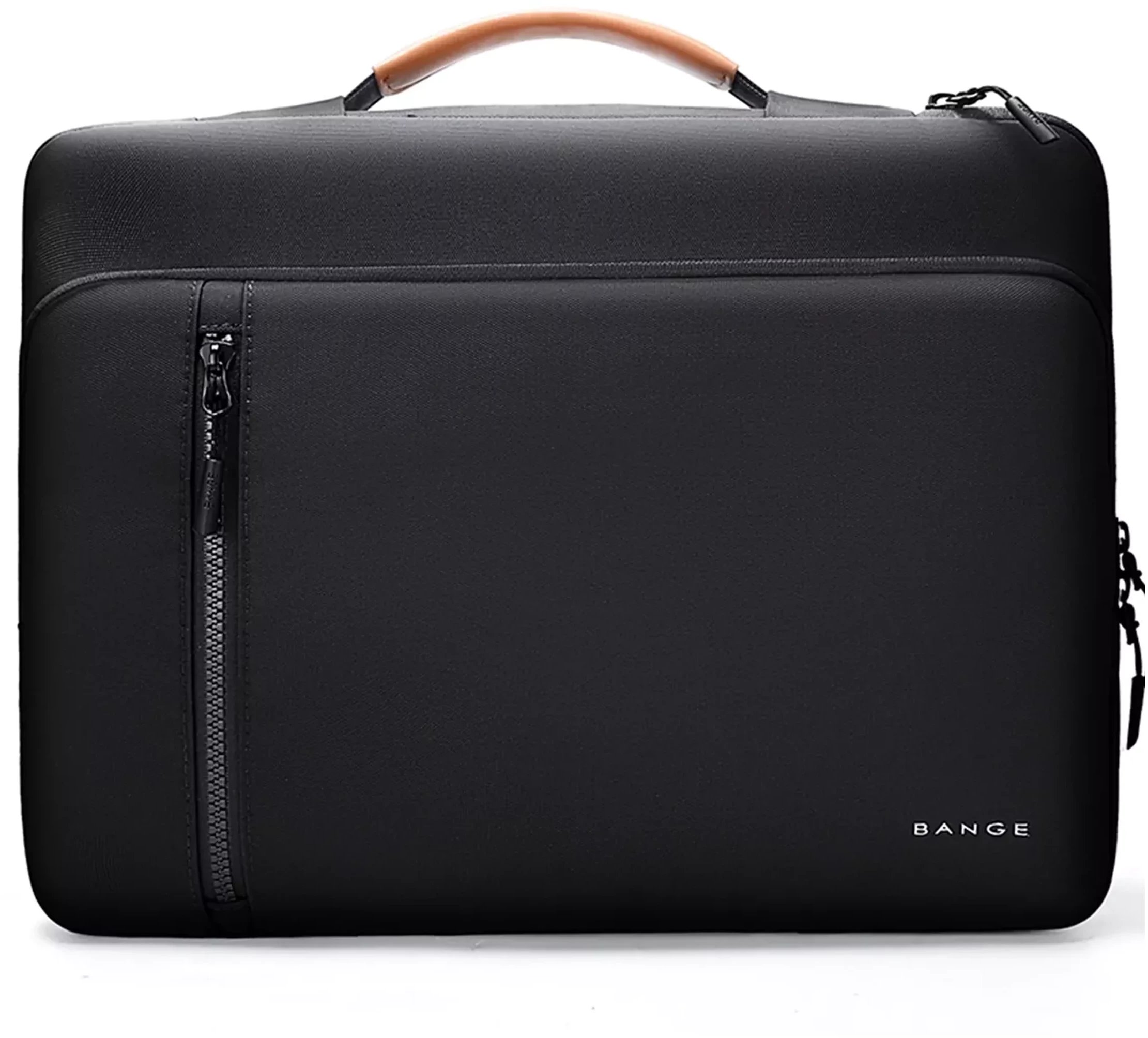 Torba wodoodporna Bange na laptopa do 14" podróżna 34x26x3.5 cm do pracy samolotu męska damska z rączką Czarny