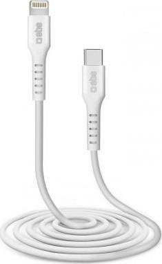 Kabel USB SBS Mobile USB-C - Lightning 2 m Biały (1027847)