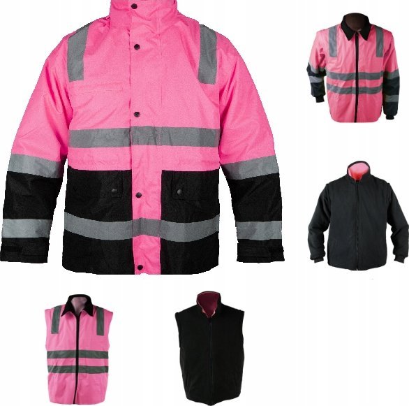 Kurtka rob. zimowa Aurora LB-J15 6in1 Pink S